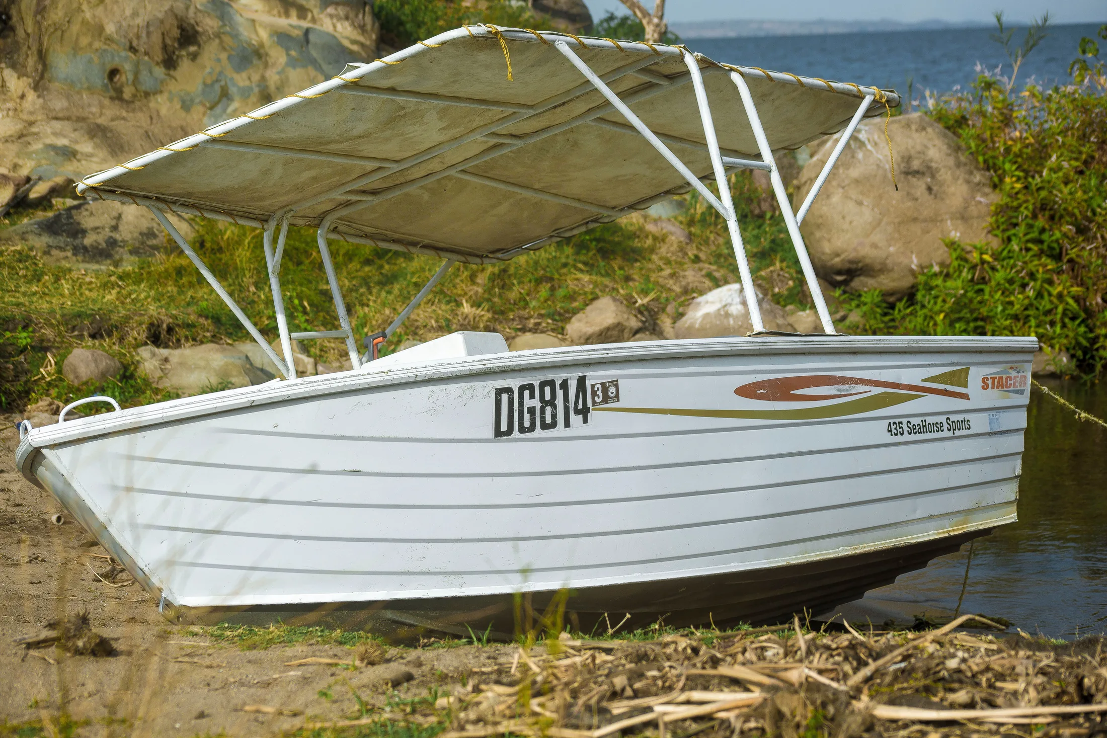 Boat on Lake Victoria